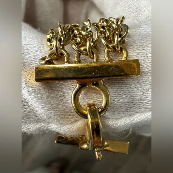 Ferragamo Gancini bracelet Full Inclusion with COA, box, Ferragamo dust cloth - Picture 13 of 15